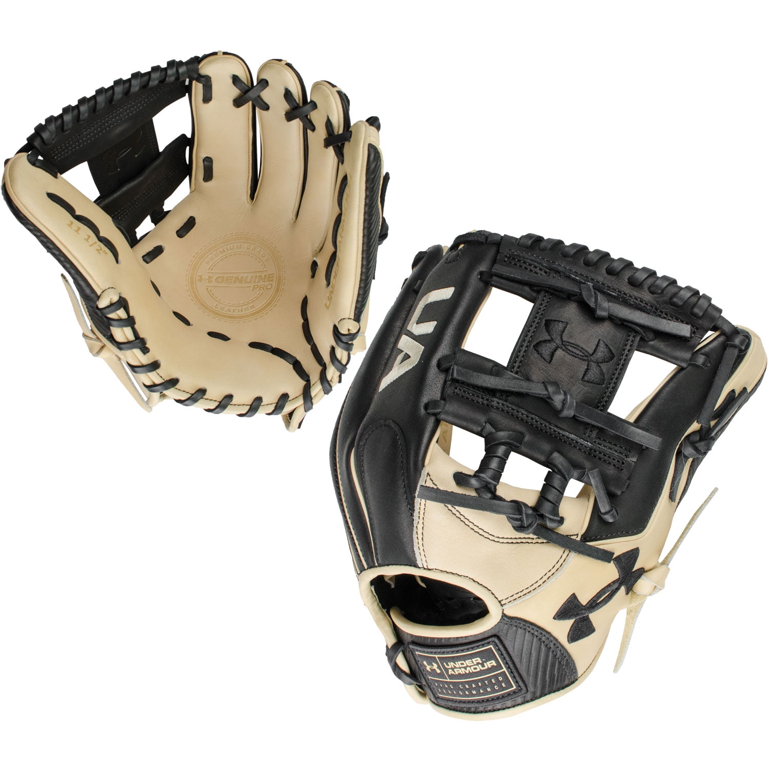 Under Armour 11.5" Genuine Pro Series Baseball Glove, Right Hand Throw