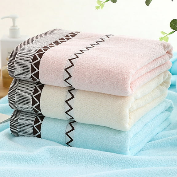 Summer Savings Clearance! Boovnll Bath Towels, 28x53" Super Soft & Highly Absorbent Quickly Dry Flannel Towels, Thicken Microfiber for Bathroom, Hotel, Pool, Gym, Spa, Beach, Towels for Bathroom