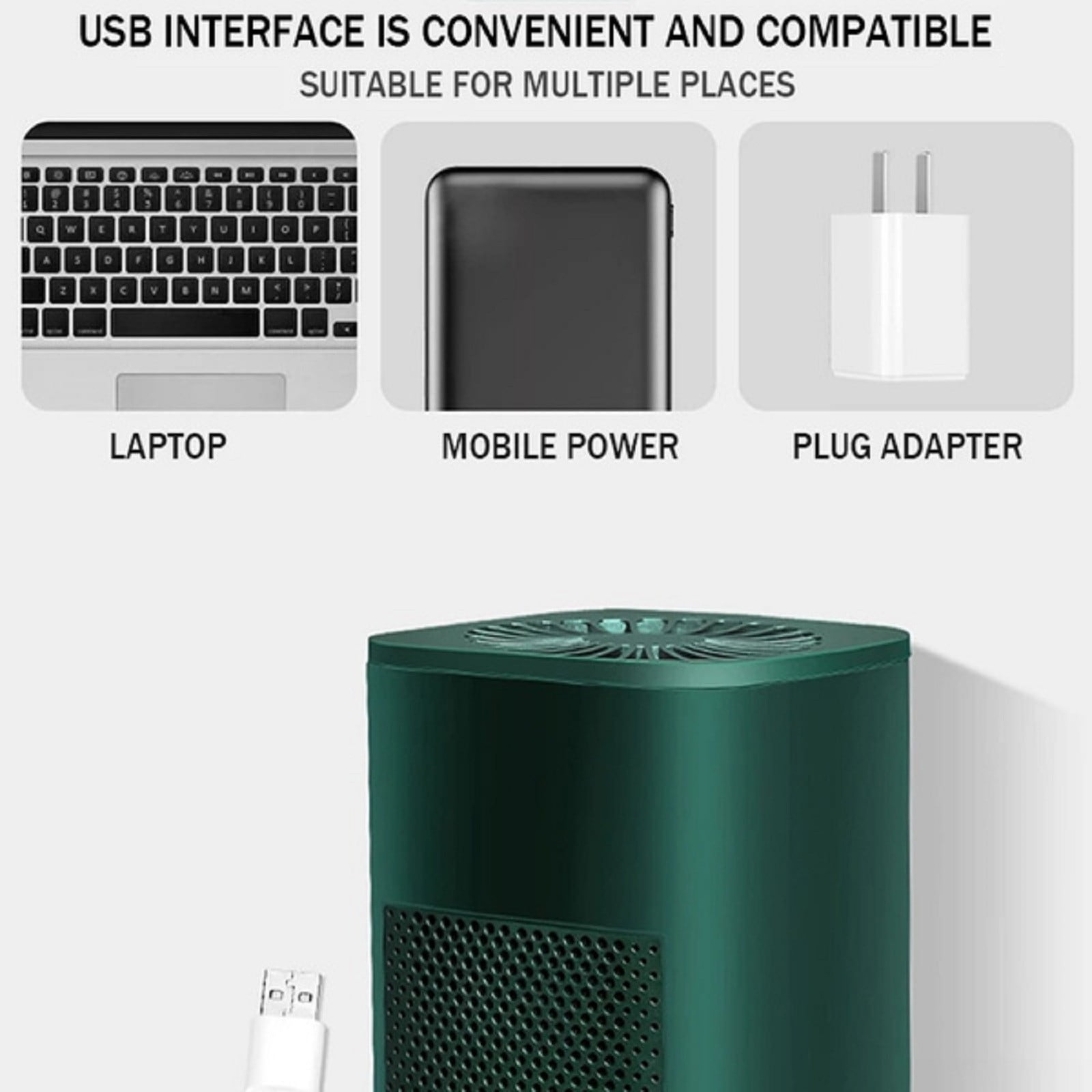 Air Purifier for Bedroom, H13 HEPA Filter with Sleep Mode, 24dB Quiet 360 Degree Filtration, Portable Pet Dander Allergen Cleaner for Home Office and Travel