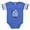 Royal Blue, variant on CafePress - Nerf Play Beyond Limits - Cute Infant Baby Football Bodysuit
