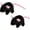 Black-2 PCS, variant on Mouse Catnip Toy, Cute Plush Cat Toy, Interactive Cat Toys for All Breeds, Non-Electric Kitten Toy for Solo & Interactive Play, Enrichment Toys for Indoor Cats (Black-1 PC)