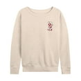 thumbnail image 2 of Barbie - Barbie Western Americana - Women's French Terry Long Sleeve Pullover, 2 of 4