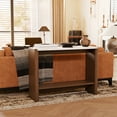 thumbnail image 3 of FOROUTIA Modern Console Table with Storage Shelf, Wood Entryway Table Sofa Table for Hallway, 3 of 7