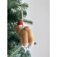 thumbnail image 4 of Christmas Corgi Ornament, Dog Ornament, 4 of 4