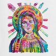 thumbnail image 6 of Wild Bobby Rainbow Painted Mother Mary Dean Russo Design Inspirational/Christian Women Graphic Tee, White, Large, 6 of 6
