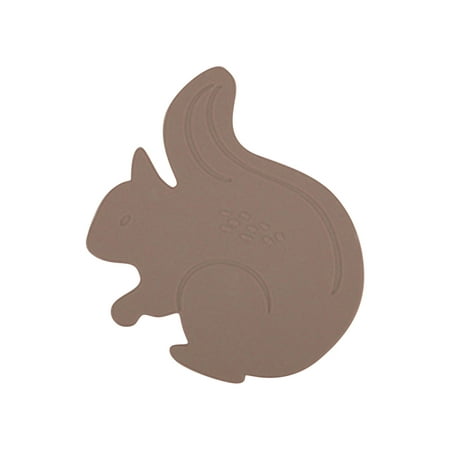 

Qepwscx Creative Silicone Cloud Leaf Squirrel Dinner Mat Scream Chicken Cup Pad Clearance