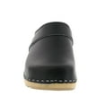 thumbnail image 4 of BJORK Maja Open Back Wood Leather Clogs (Black - EU42), 4 of 9