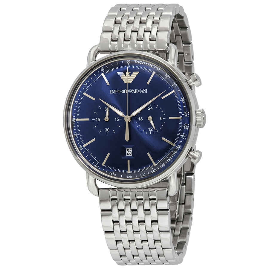 Emporio Armani Emporio Armani Aviator Chronograph Quartz Blue Dial