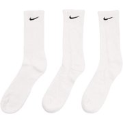 Nike unisex-adult Unisex Nike Everyday Cushion Crew 3 Pair 4-6 White/Black