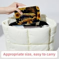 thumbnail image 6 of Crocodile Decorative Velvet Earring Holder Display Case Storage Box Portable with Removable Compartment - Gift Ideal, 6 of 7