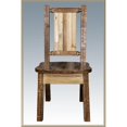thumbnail image 1 of Homestead Side Chair with Laser Engraved Elk Design, Stain & Lacquer Finish, 1 of 1