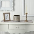thumbnail image 3 of Nearly Natural 7" Regal Stone Hobnail Planter with Gold Accents in Gray, 3 of 3