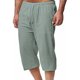 thumbnail image 5 of Pantalones de Lino Casual Suelto Cortado, Color Sólido Cordón Mezcla de Algodón para el Uso Diario, 5 of 8