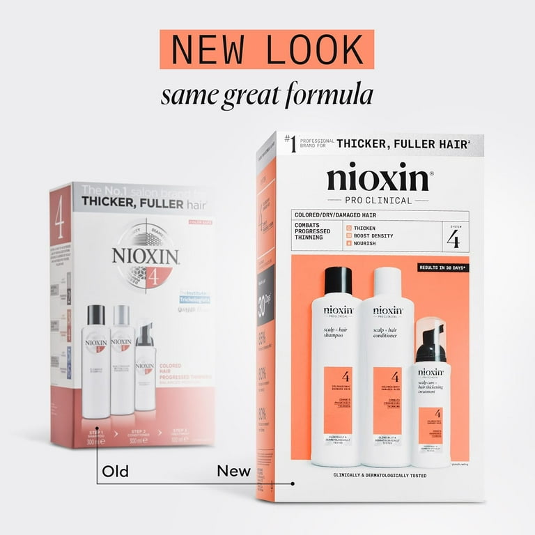 Nioxin Pro Clinical System 4 Scalp Therapy Treatment for Colored