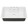thumbnail image 6 of American Standard Quince 33 x 22 Single Bowl Cast Iron Kitchen Sink- 3 Holes, 6 of 6