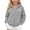 Gray, variant on BLVB Boys Girls Zip up Hoodies Teen Full-Zip Heart Graphic Sweatshirts Jacket Casual Fall Outwear with Pocket(White,13-14 Years)