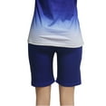 thumbnail image 6 of Womens Sexy 2 Piece Outfits for Women Set Short Bodycon Pants Joggers Workout Outfits Tracksuit Sportswear Set,Blue,XL, 6 of 8