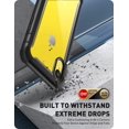 thumbnail image 4 of YOYO Ares Case for iPhone XR 2018, Full-Body Rugged Clear Bumper Case with Built-in Screen Protector (Black), 4 of 8