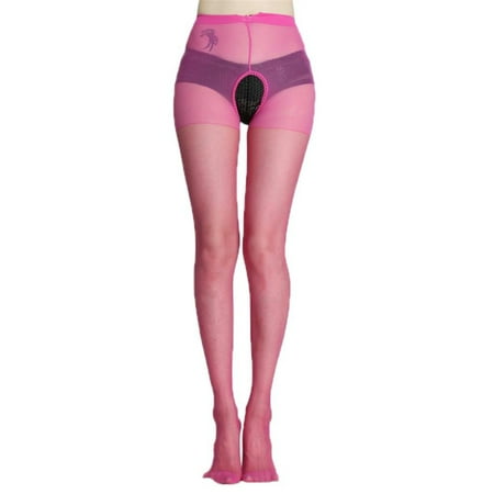 Tosmy Lingerie For Women Sheer Lace Top Thigh High Stockings Two Split For Appeal Nightgown