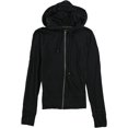 thumbnail image 1 of Sudadera con capucha Aeropostale para mujer Heathered FZ Negro Grande, 1 of 1