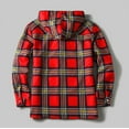 thumbnail image 5 of Feancey Weekly sale 2025 Men's Thermal Sherpa Lined Hooded Flannel Shirt Jacket,Plaid Shirts Jacket for Men Button Down Long Sleeve Winter Soft Fleece Warm Coat, 5 of 7