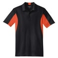 thumbnail image 5 of Sport-Tek Side Blocked Micropique Sport Wick Polo-XS (Black/ Deep Orange), 5 of 6