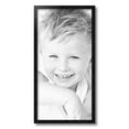 thumbnail image 2 of ArtToFrames 12x24 Inch Satin Black Tall Picture Frame, This Black Wood Poster Frame is Great for Your Art or Photos, Comes with 060 Plexi Glass (1852), 2 of 8