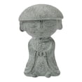 thumbnail image 1 of Estatua de Buda monje pequeña, coleccionable, para escritorio, decoración exterior. Use sombrero, 1 of 6