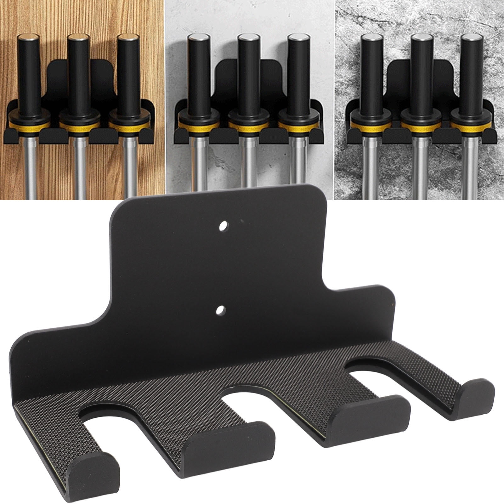 YAHHU Heavy‑Duty Wall‑Mounted Barbell & Dumbbell Rack – Carbon Steel Vertical Holder for Home & Gym Storage