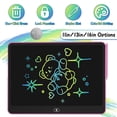thumbnail image 5 of Teqhome Colorful LCD Writing Tablet for Kids 13 Inch Reusable Doodle Board with Stylus Erasable Toddler Drawing Pad Birthday Gift for Girls Boys Pink, 5 of 14