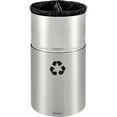 thumbnail image 6 of Round Multi-Stream Recycling Can, 25 Gallon Total, Satin Aluminum, 6 of 6