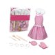 thumbnail image 1 of Kids Kitchen Playset with Chef Costume and 11-Piece Cooking Supplies for Role Play in Assorted, 1 of 4