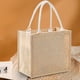 thumbnail image 4 of Jute Tote Bags Burlap Bags with Soft Handles Reusable Shopping Bags Women's Summer Beach Travel Bag, 4 of 4