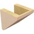 thumbnail image 5 of 5"W x 5"D x 5"H Wide Concord Rough Cedar Woodgrain TimberThane Corbel, Primed Tan, 5 of 6