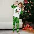 thumbnail image 3 of Onlypjs Family Matching Christmas Pajamas Sets – Holiday PJs for Women, Men – Festive Green Snowflake & Holiday Print Sleepwear, 3 of 7