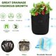thumbnail image 5 of Bolsa de cultivo Bolsas de cultivo, bolsas transpirables para plantar en interiores, bolsa de verduras práctica y duradera, 5 of 5