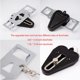 thumbnail image 5 of Cerradura de puerta portátil, viaje familiar, hotel, escuela, hogar, apartamento, dispositivos de seguridad, cerraduras de puerta, jammer (negro) Sailing  Electrónica, 5 of 6