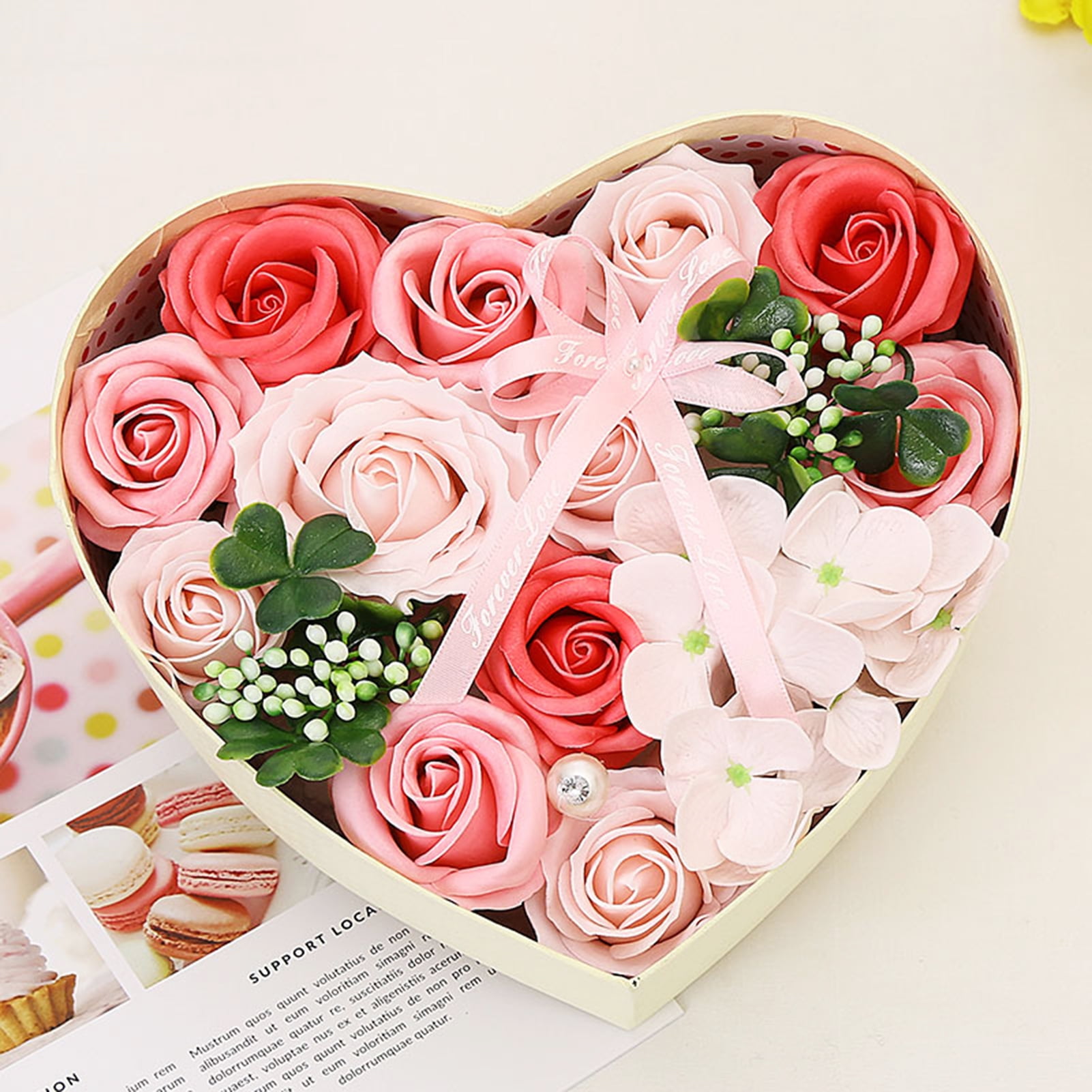 Valentines Day And Heart Shaped Wedding Bouquet Gift: Small Rose Box For Wrapping  Flowers Supplies For Love From Mmjyt, $30.62