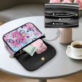 thumbnail image 4 of ZUXONGSY Tie-Dye Butterfly Floral Print Shoulder Bag for Women Waterproof Crossbody Purse Small Satchel with Adjustable Wide Strap for Daily Use Shopping, 4 of 7