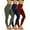 Gray|Navy|Burgundy, variant on 3 Pack Women's High Waist Fleece Lined Thermal Leggings with Flattering Front Seam Winter Legging