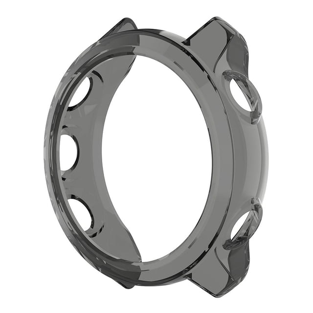 Cubierta Del Reloj Funda de TPU para pulsera inteligente Garmin Forerunner 245M/245 (negro transparente) Tmvgtek Para estrenar