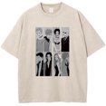 thumbnail image 1 of Camisetas góticas de gran tamaño para hombres y mujeres, camiseta Retro lavada Y2k, camisetas con estampado de letras de Calavera, camisa informal suelta de manga corta, 1 of 5