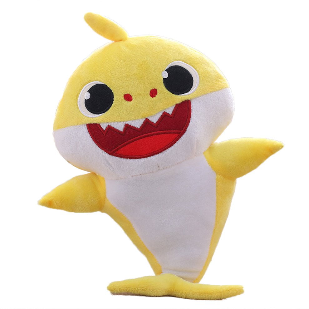 Baby Soft Dolls Shark Official Song Cube Shark Animal Plush Baby Toy