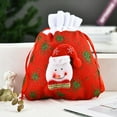 thumbnail image 3 of Christmas Gift Bags 3/4pcs Candy Sack holiday Drawstring Bags For Gifts santa Bulk Kids  Stuffers Containers Bag Combination, 3 of 11