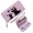 Purple, variant on GEEAD Stylish RFID-Protected Wallet for Women Wallet with RFID Blocking for Women Two black cats Orange accents Surprised interaction Gift for Girlfriend, Mom & Friends Eyecatching Accessory