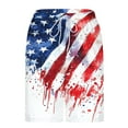 thumbnail image 6 of cllios Mens Independence Day Board Shorts American Flag Swim Trunks for Men with Compression Liner Quick Dry Bathing Suits, 6 of 7