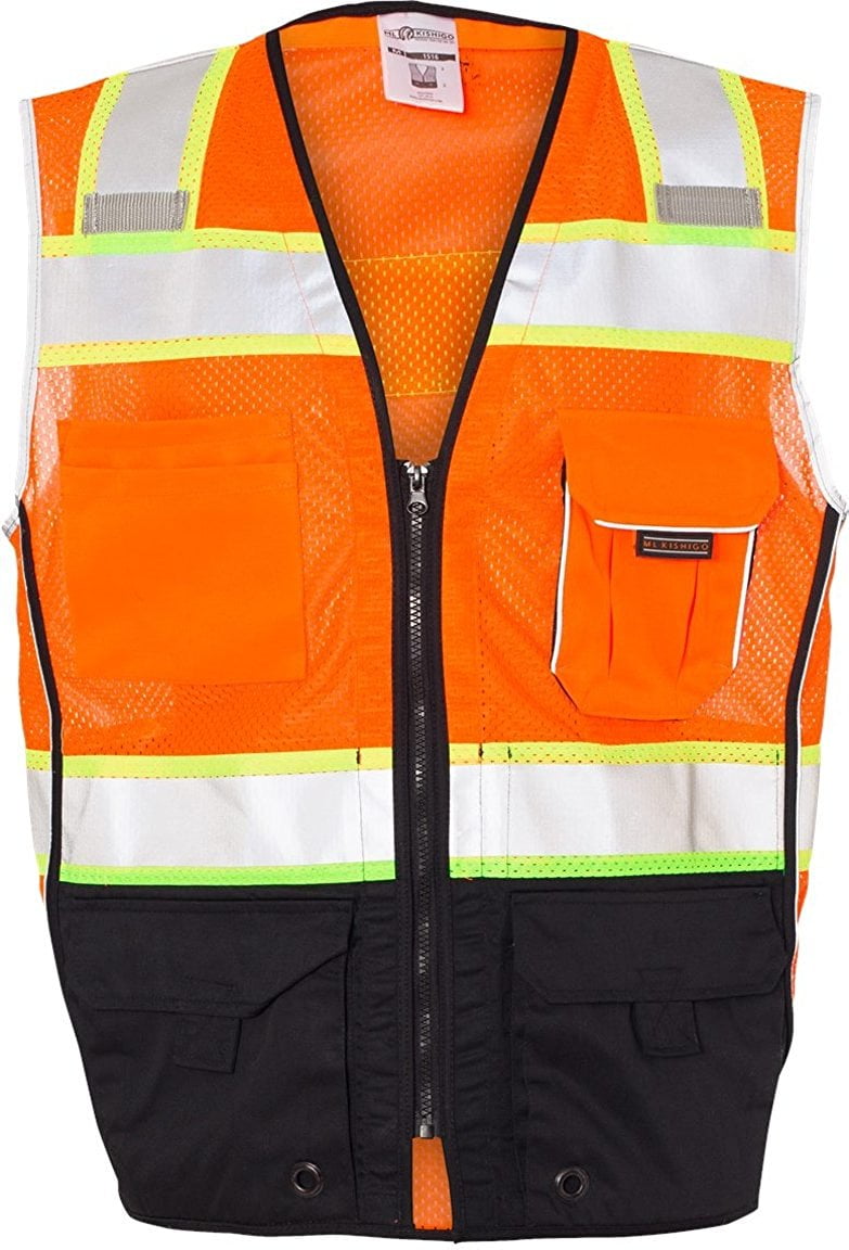 Safety Vest, XL, Orange, Male, Price For Each Back Stripe Pattern U