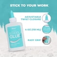 thumbnail image 4 of Darice Washable School Glue 4oz - 24-Pack White Liquid Glues for Kids - Extra-Strong for Slime, Arts and Crafts, Back to School Supplies - Glue Bottl, 4 of 6