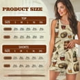 thumbnail image 7 of TSOVTHRID Beer Barrels Wheat Print Women's Pajama Sets Tank Lounge Set Soft Sleeveless Sleepwear with Short Pants Pjs Sets, Size S, 7 of 7