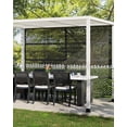 thumbnail image 3 of Bingirl Écran d'Intimité Autoportant en Métal de 72 Po X 47 Po : Robuste, Résistant à la Rouille, Conception Résistante aux Intempéries pour Patio Extérieur, 3 of 7